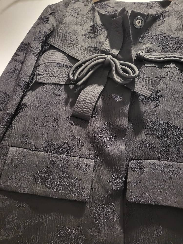J4978 浮雕工艺中式外套 Jacket
