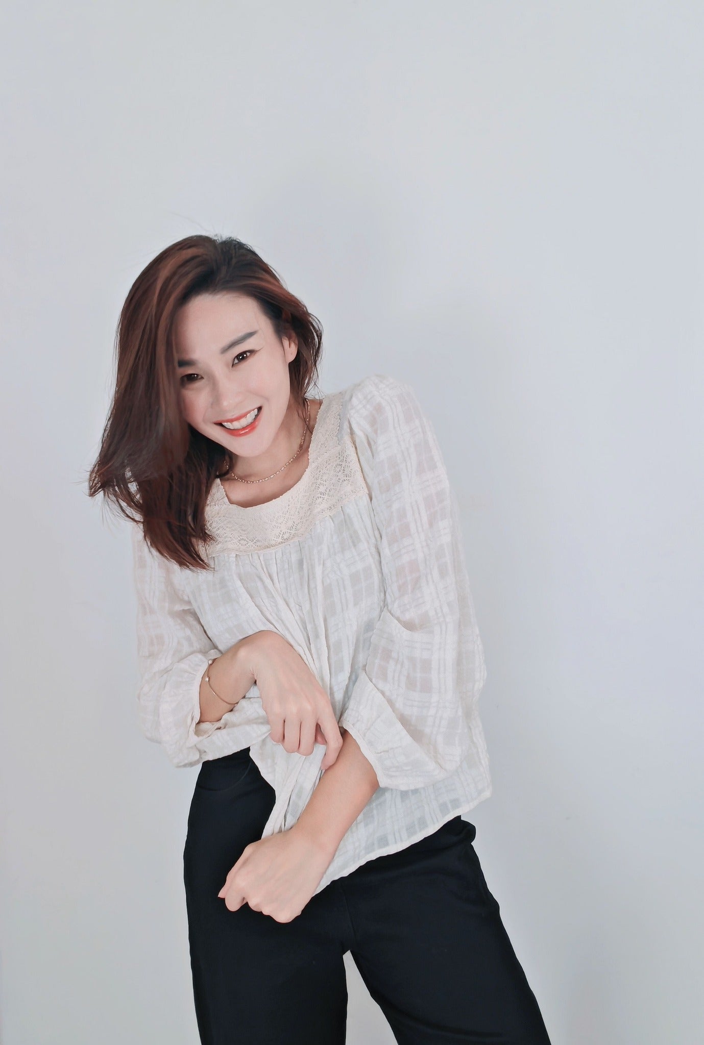 T6363 浮雕工艺宫廷衫 Long Sleeve Shirt