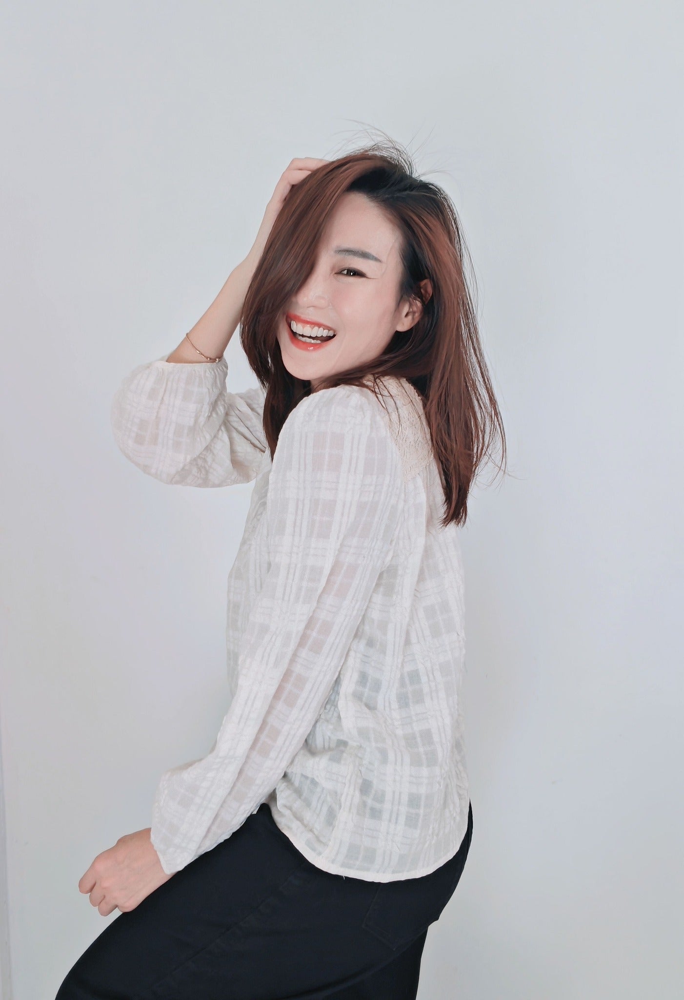 T6363 浮雕工艺宫廷衫 Long Sleeve Shirt