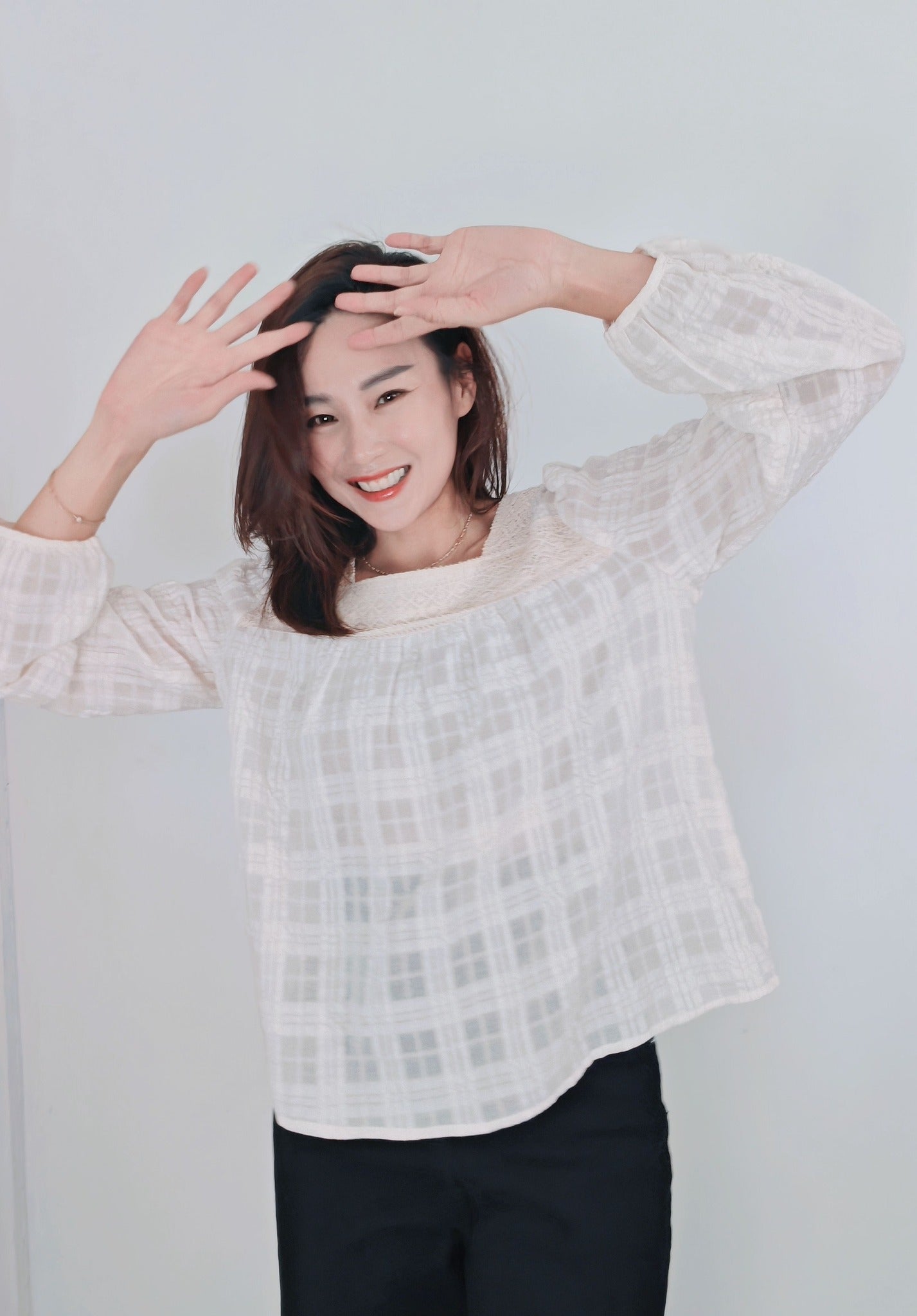 T6363 浮雕工艺宫廷衫 Long Sleeve Shirt