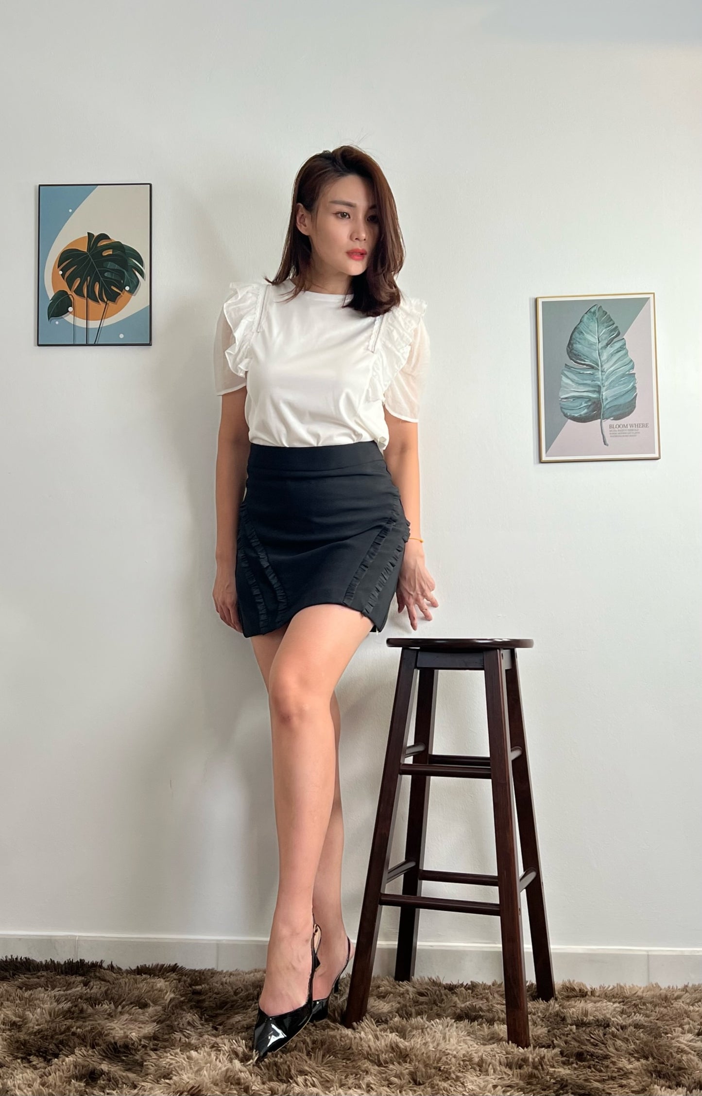 S5345 Stitched Skirt