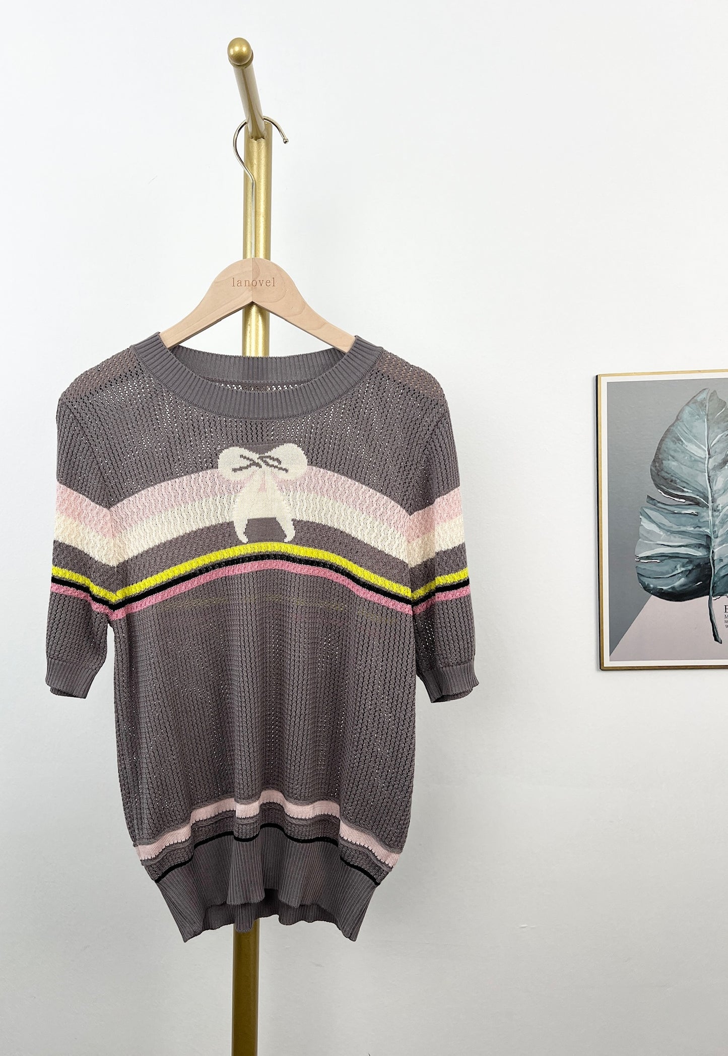 T6262 Premium 拼色 Short Sleeve Shirt