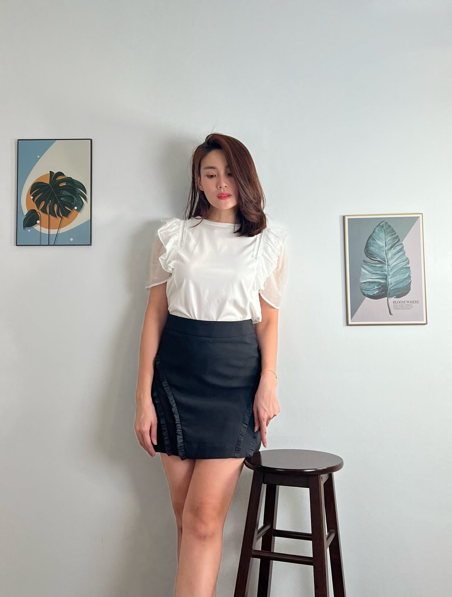 S5345 Stitched Skirt