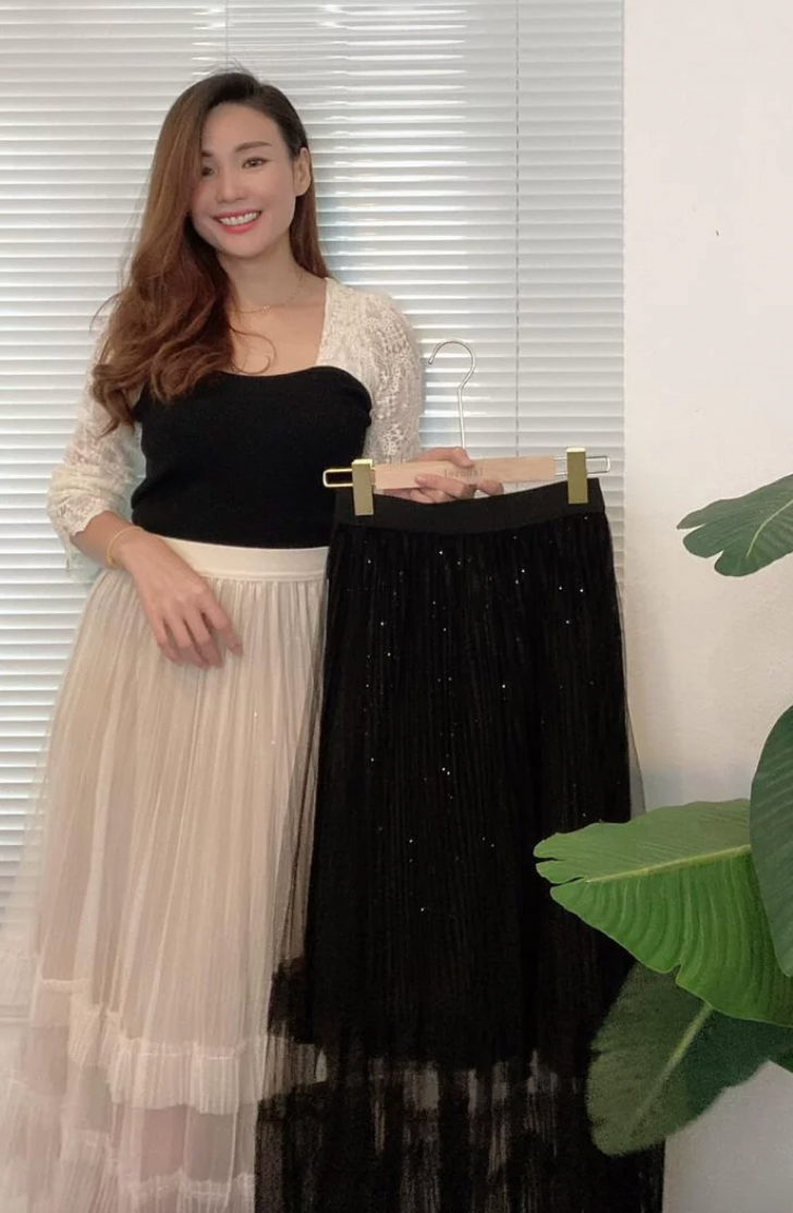 S5147 Pleated Skirt