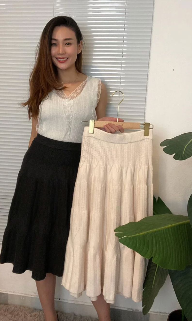 S5200 Cashmere Skirt
