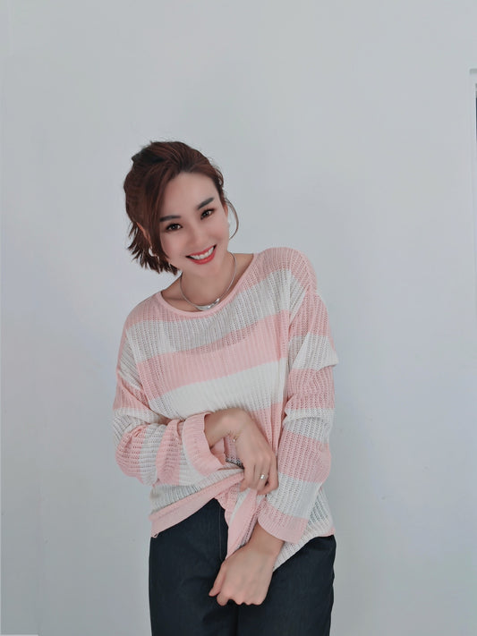 T6746 镂空 Long Sleeve Top
