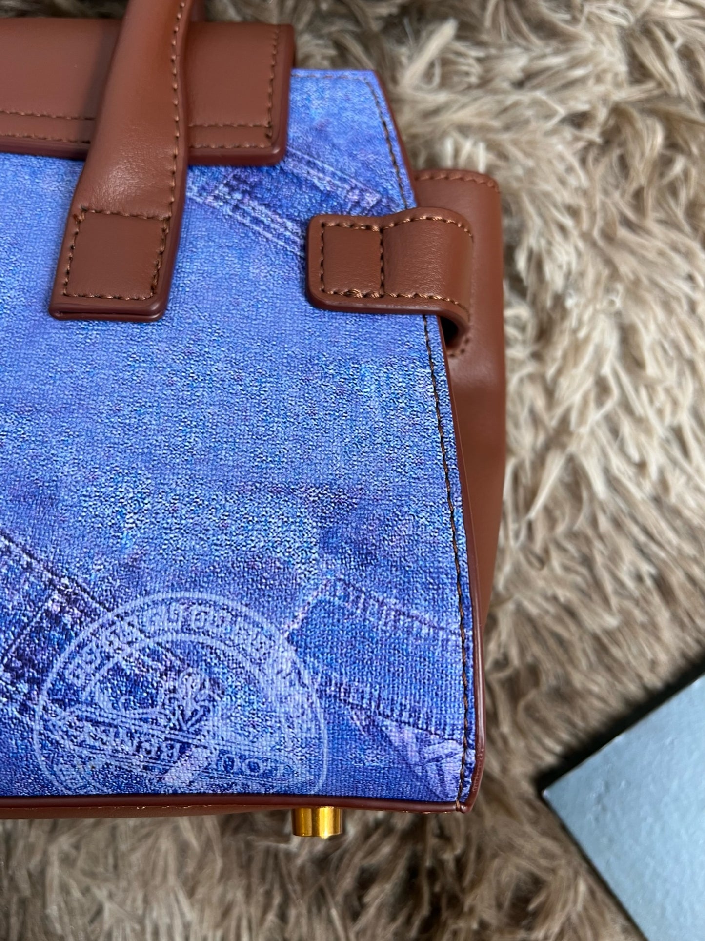 0358 Blue Handbag