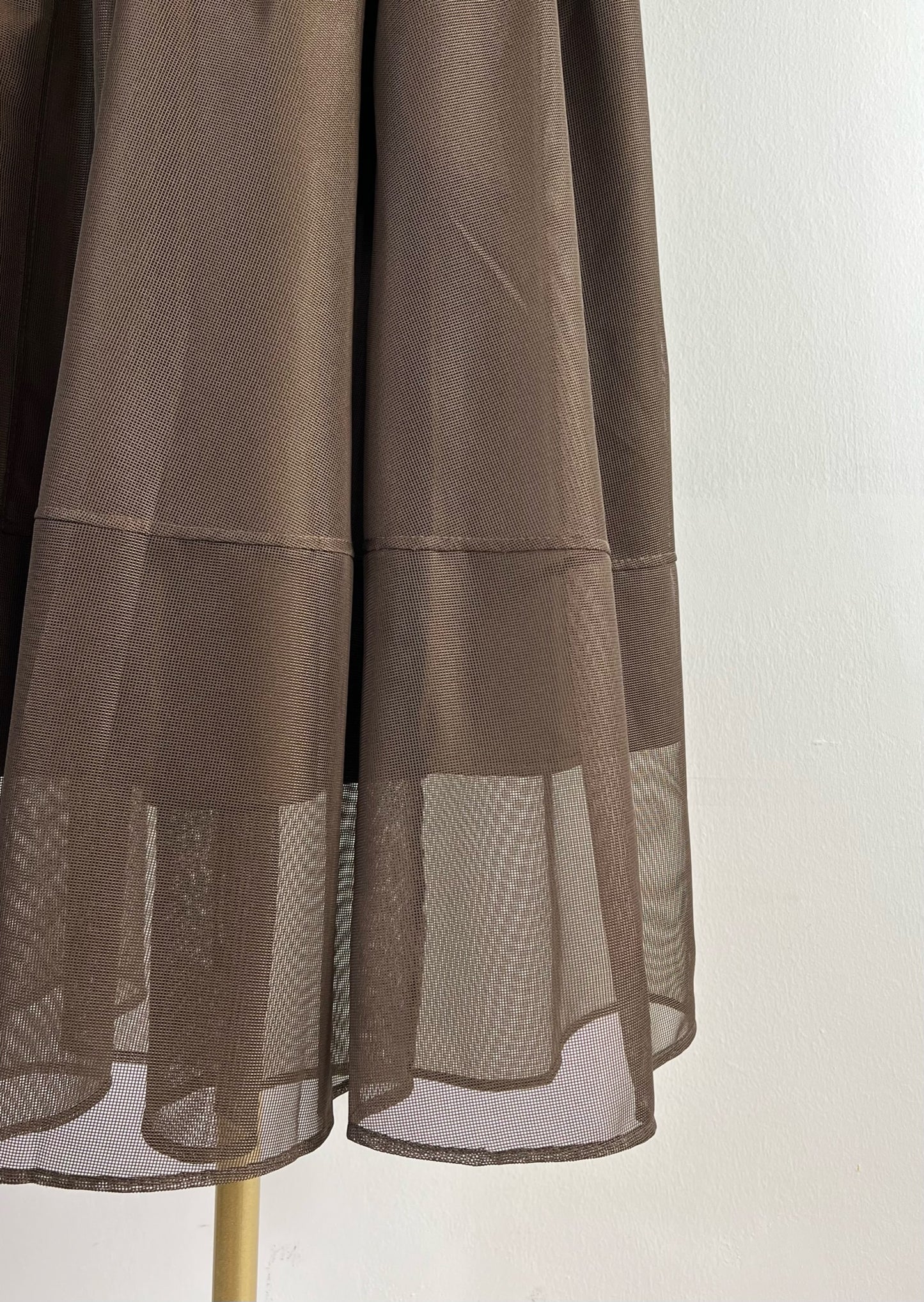 S5564 Sheer Long Skirt