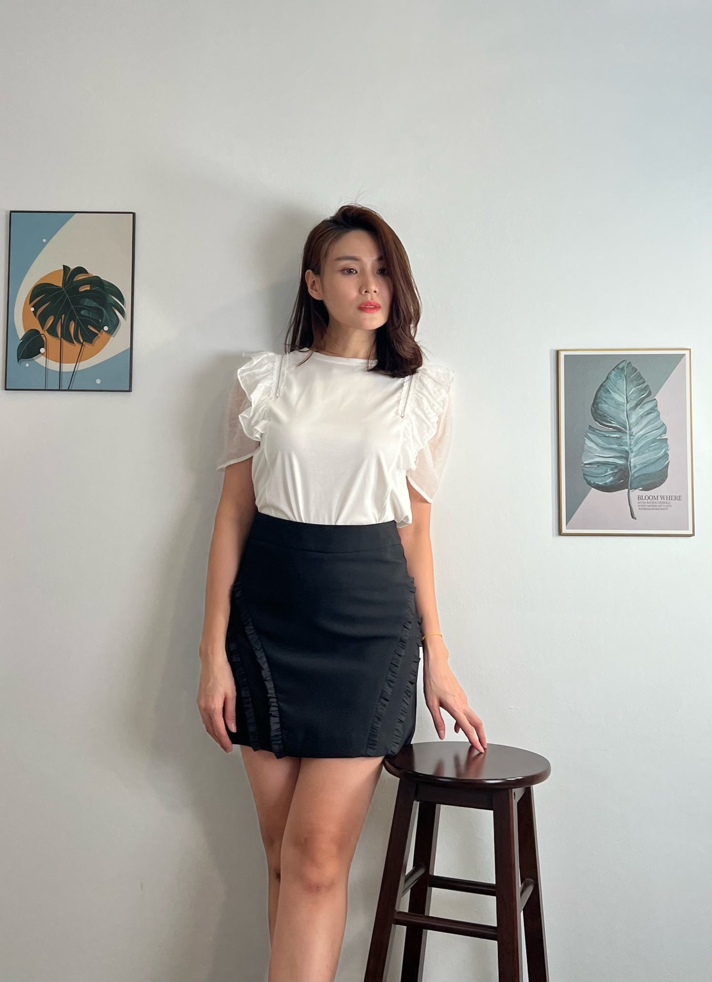 S5345 Stitched Skirt