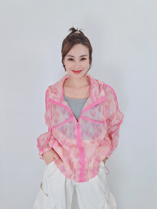 Z119 YF6630 Top 防晒外套 - Pink