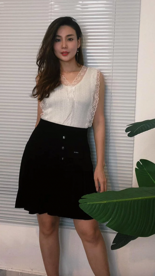 S5025 Pleated Skirt